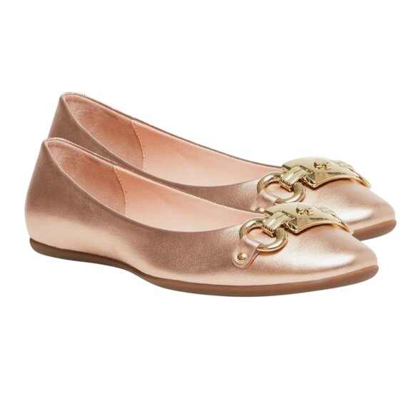 kate spade Shoes - KATE SPADE Slip On Ballet Flats Phoebe Womens Size 6.5 Rose Pink Leather Shoes